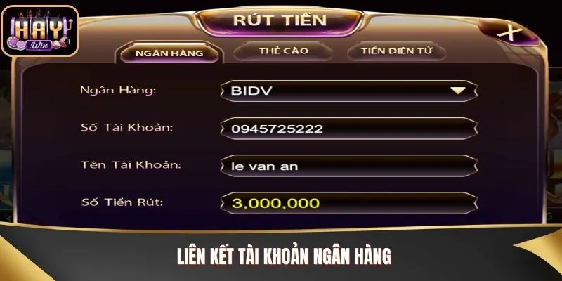 Liên kết tài khoản ngân hàng