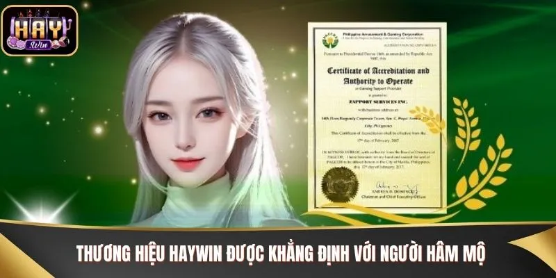 Thương hiệu Haywin được khẳng định với người hâm mộ